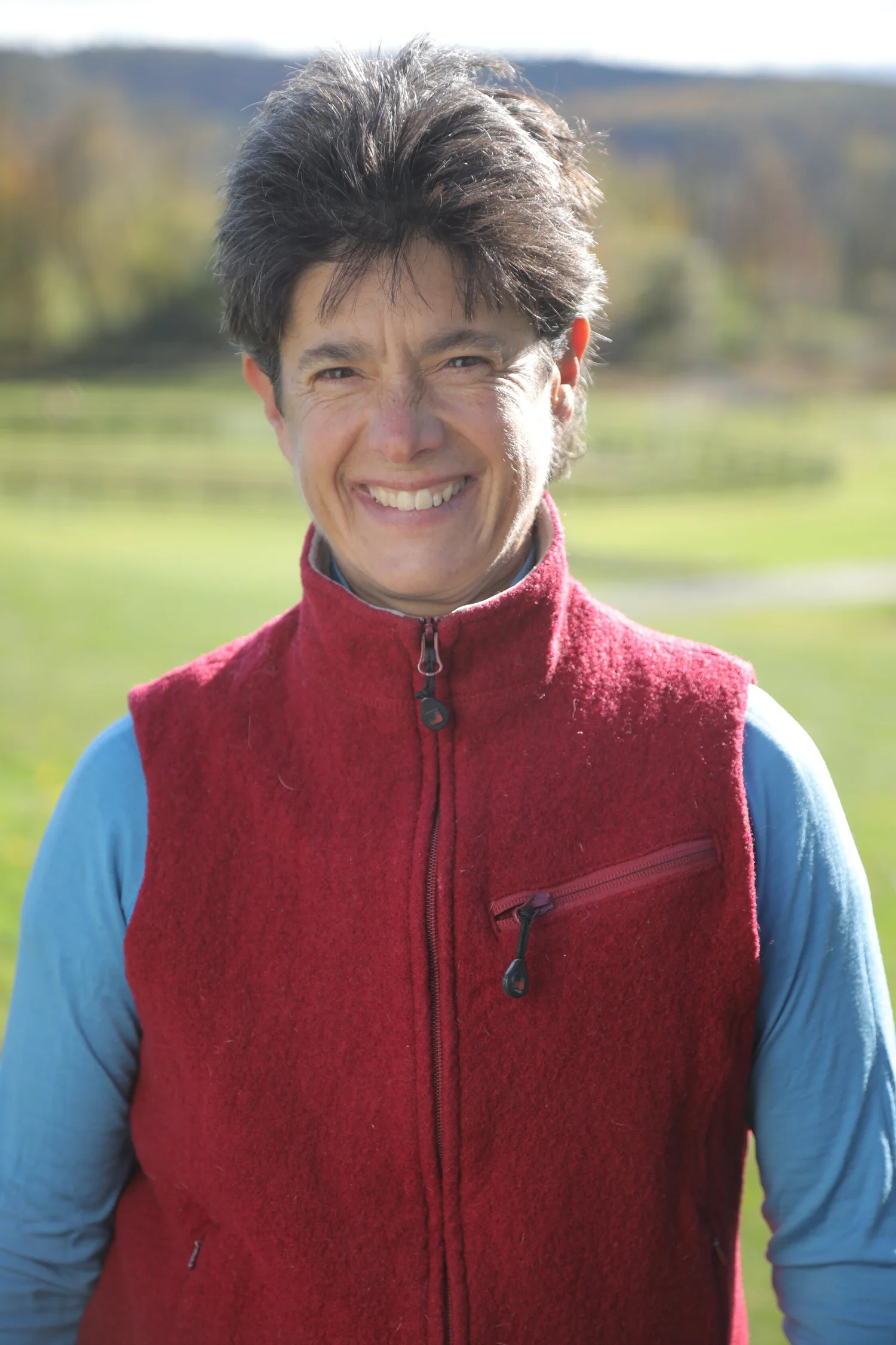 Dr. Michele L. Ferraro with a patient